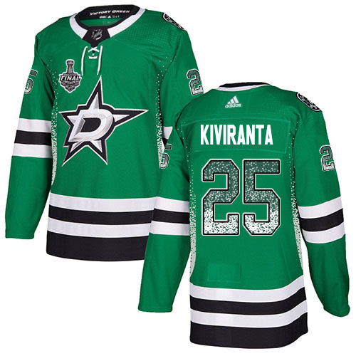 Adidas Men Dallas Stars 25 Joel Kiviranta Green Home Authentic Drift Fashion 2020 Stanley Cup Final Stitched NHL Jersey